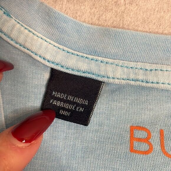 buffalo David bitton mens blue tropical t-shirt size XL - Picture 4 of 7